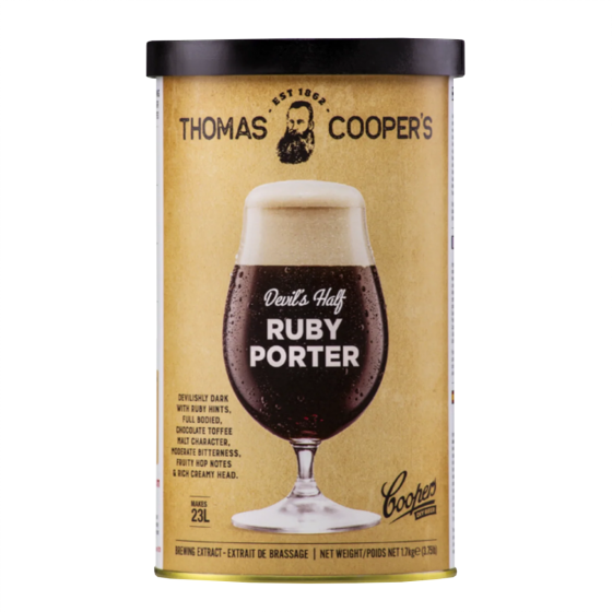 Coopers 1.7kg - Devils Half Ruby Porter