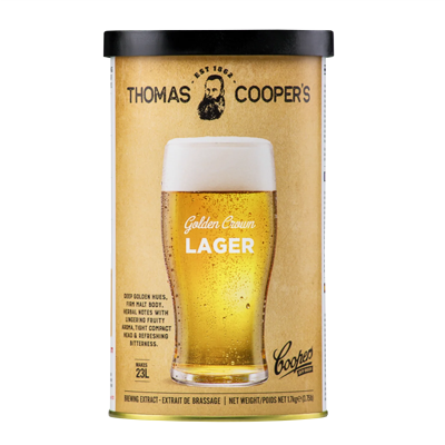 SPECIAL OFFER - Coopers Golden Crown Lager - 40 Pint Ingredient Kit