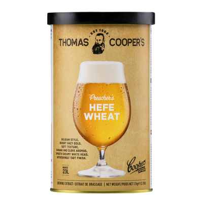 Coopers 1.7kg - Preachers Hefe Wheat Beer