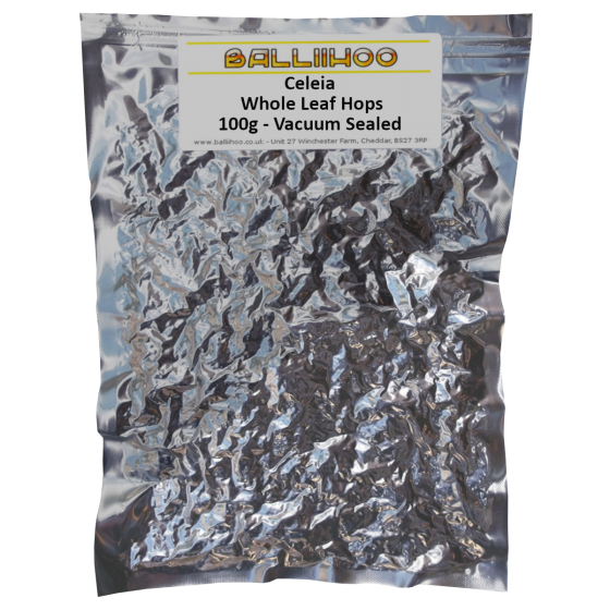 100g Vacuum Foil Packed - Celeia Whole Leaf Hops