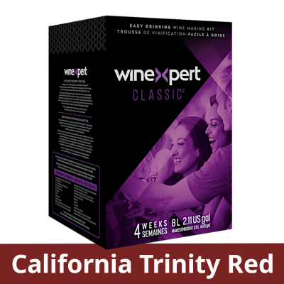 Winexpert Classic - California Trinity Red - 30 Bottle Red Wine Ingredient Kit